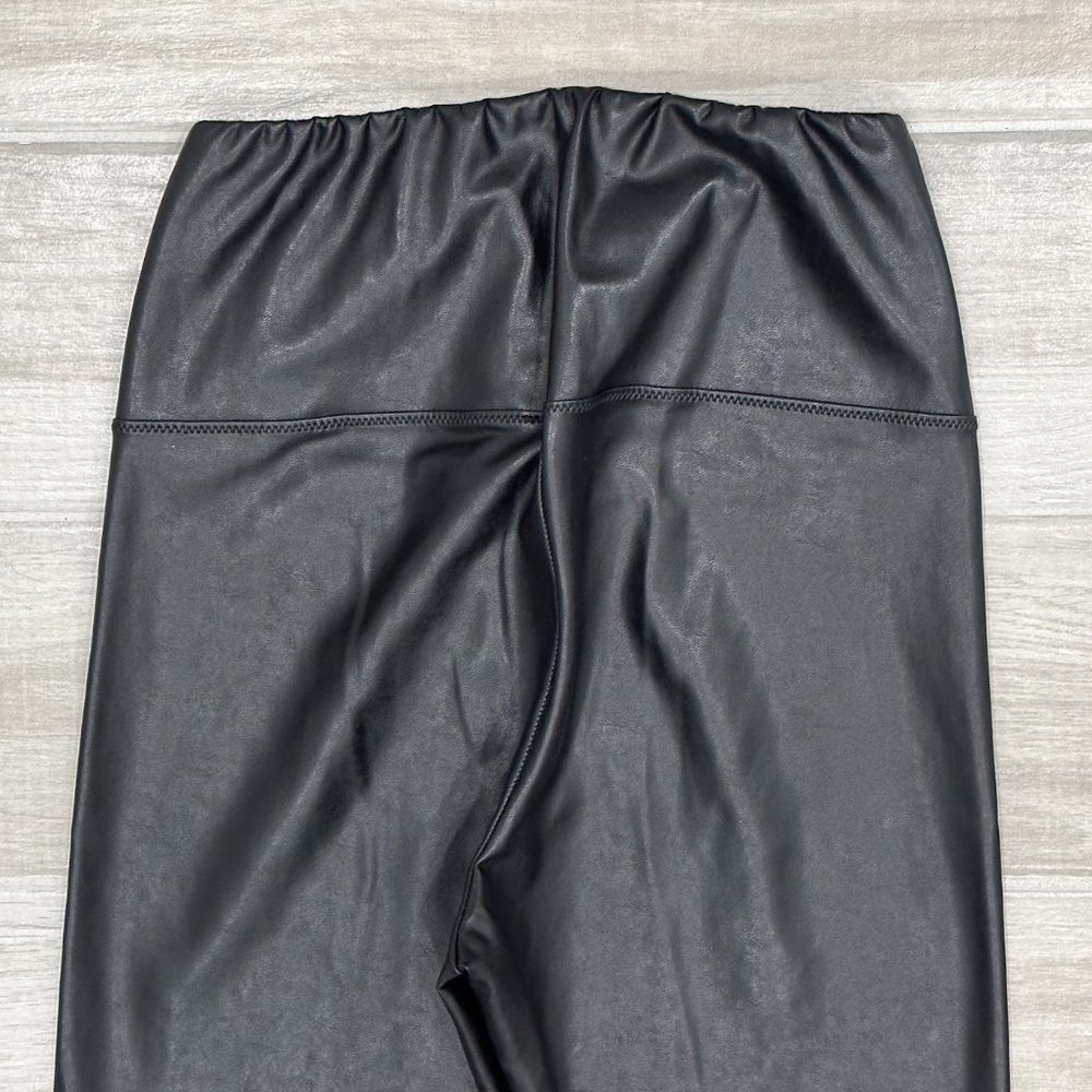 Aritzia Wilfred Free Daria Pant High-Waisted Vegan Leather Leggings in Black - Picture 7 of 16